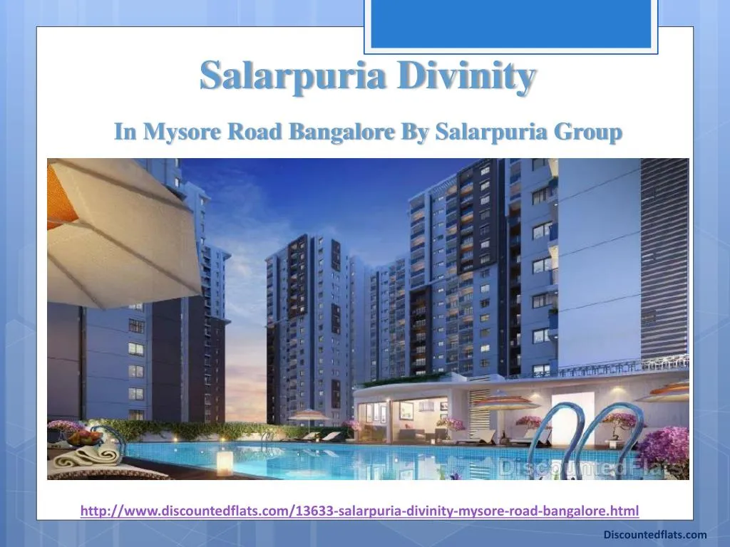 salarpuria divinity in mysore road bangalore by salarpuria group