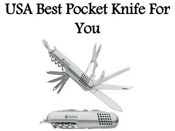 USA Best Pocket Knife For You
