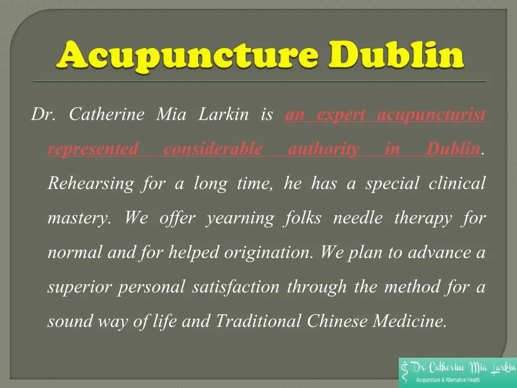 acupuncture dublin