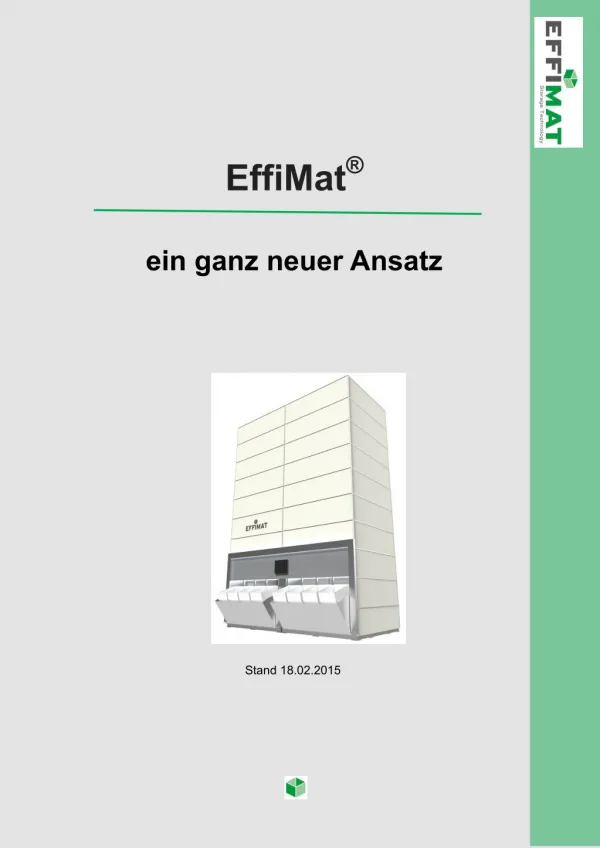 EffiMat Broschüre