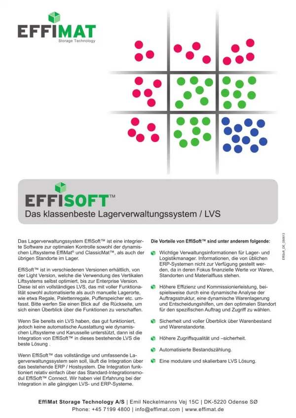 EffiSoft Datenblatt