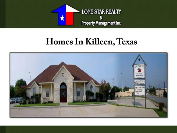 Homes In Killeen, Texas