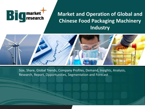Global and Chinese Food Packaging Machinery Industry