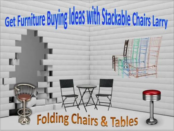 Get Furniture Buying Ideas with Stackable Chairs Larry
