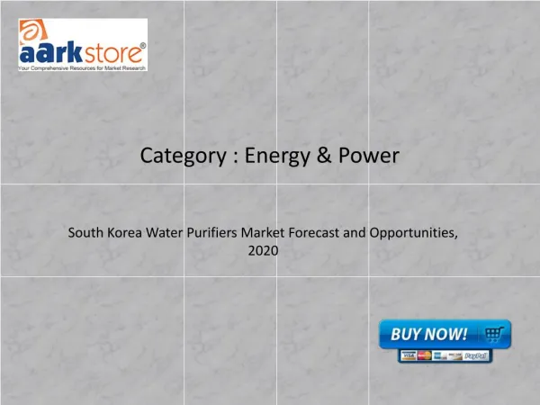 South Korea Water Purifiers Market Forecast