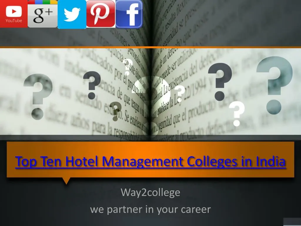 top ten hotel management colleges in india