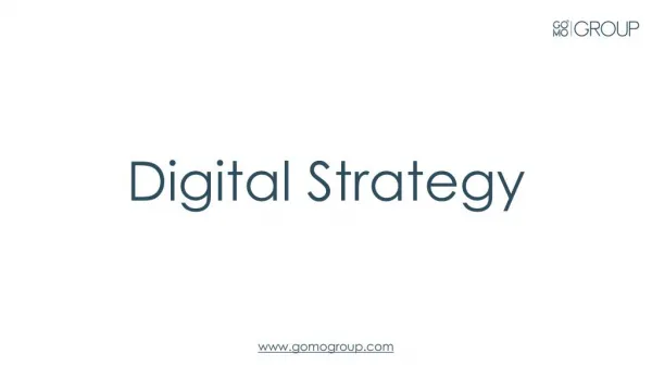 Online Digital Strategy