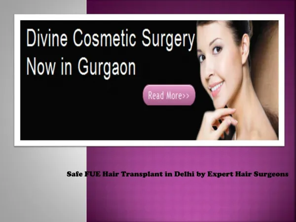 Fue Hair Transplantation Delhi