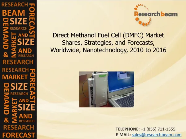 Direct Methanol Fuel Cell Market Shares, Strategies, 2010-16