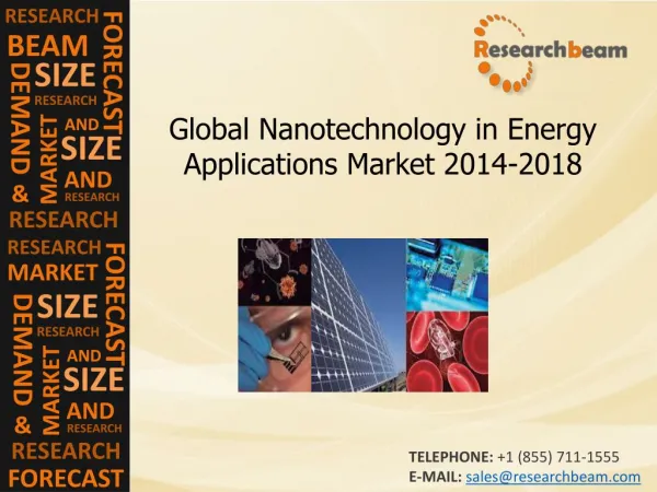 Nanotechnology in Energy Applications Market Size, 2014-2018