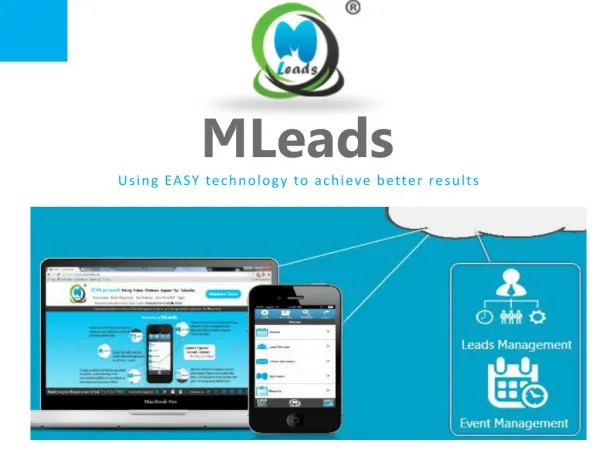 MLeads one stop solution for lead and event management