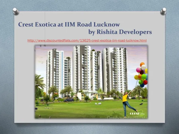 Apartments for Sale at Crest Exotica, IIM Road Lucknow