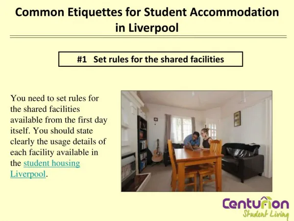 Common etiquettes for student accommodation in Liverpool