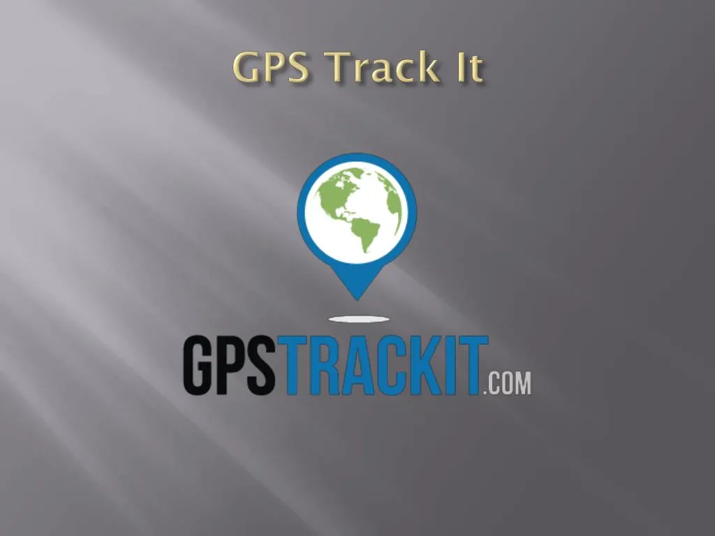 gps track it