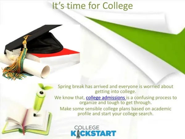 New release of College Kickstart 2015 now available!