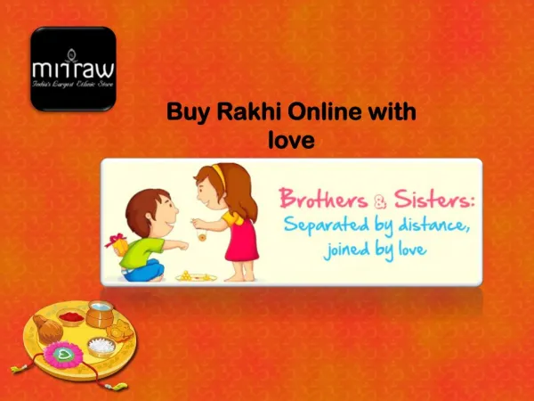 Buy Rakhi Online with Free Shipping