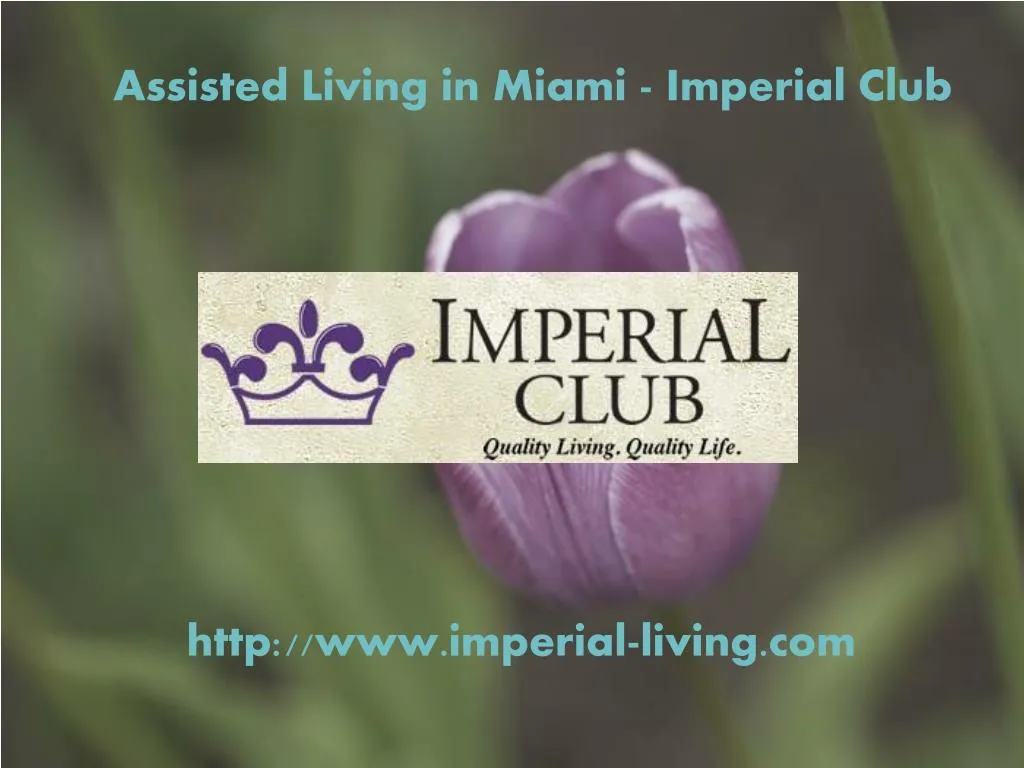 assisted living in miami imperial club