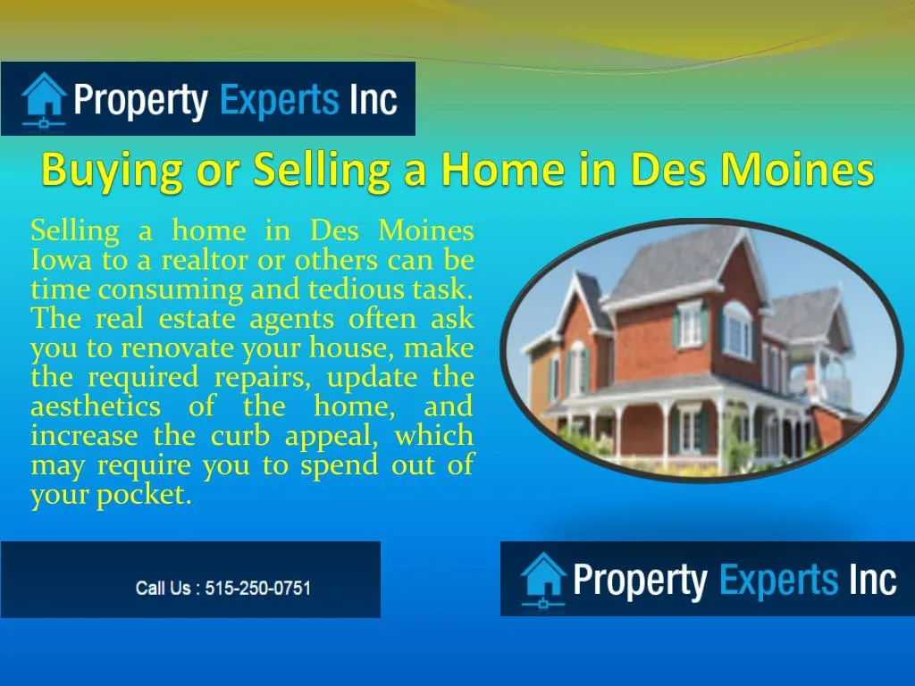 buying or selling a home in des moines
