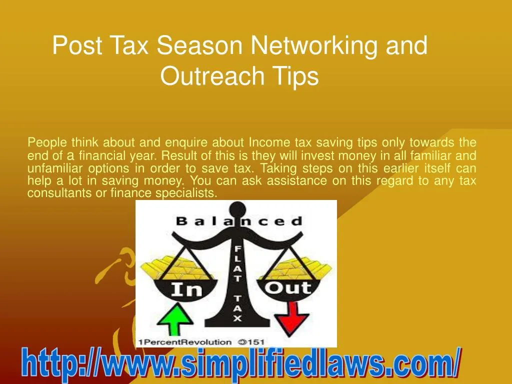 post tax season networking and outreach tips