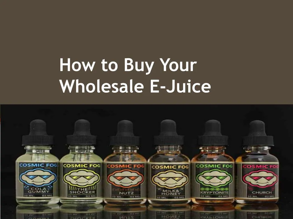 how to buy your wholesale e juice