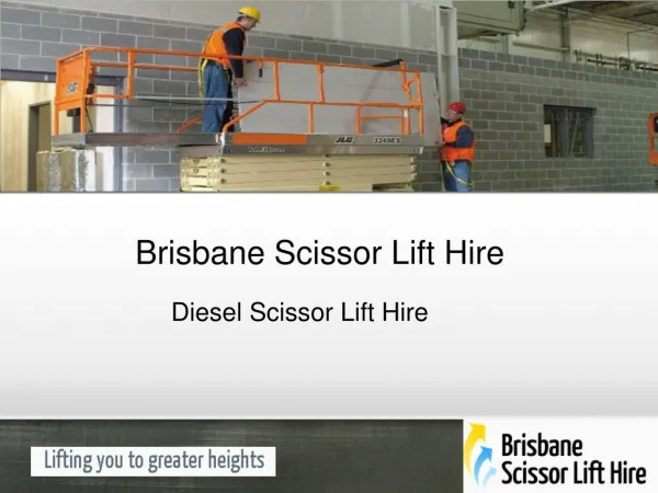 Brisbane Scissor Lift Hire - Diesel Scissor Lift Hire