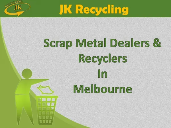 Scrap Metal Dealers & Recyclers In Melbourne