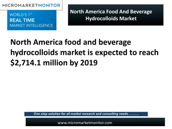 North America food and beverage hydrocolloids market