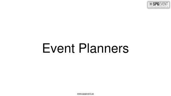 Event Planning Agency in Sweden