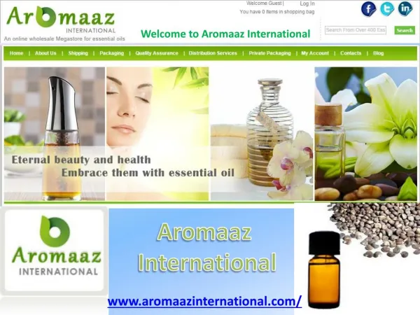 Online Natural Essential Oils Shopping