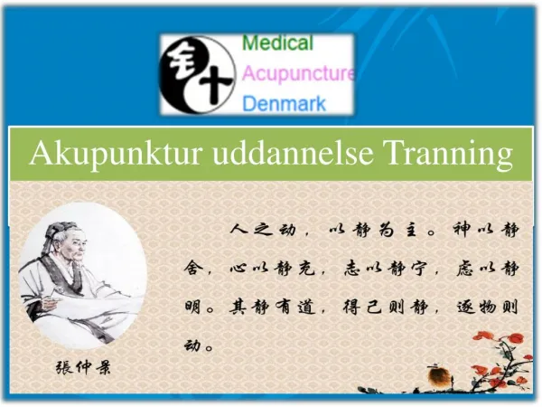 Why to Join an Akupunktur Uddannelse Course?