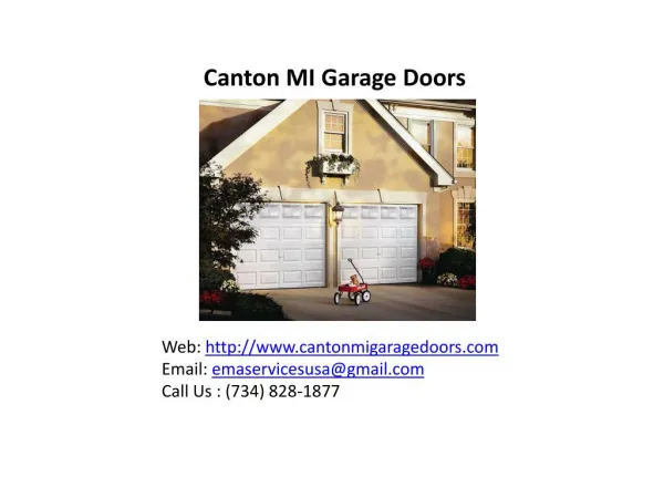 Garage Door Opener Repair Canton MI