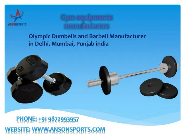 Olympic Dumbells and Barbell Manufacturer in Delhi, Mumbai,