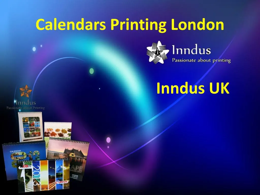 calendars printing london