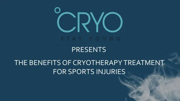 Benefits of Cryotherapy Treatment For Sports Injuries