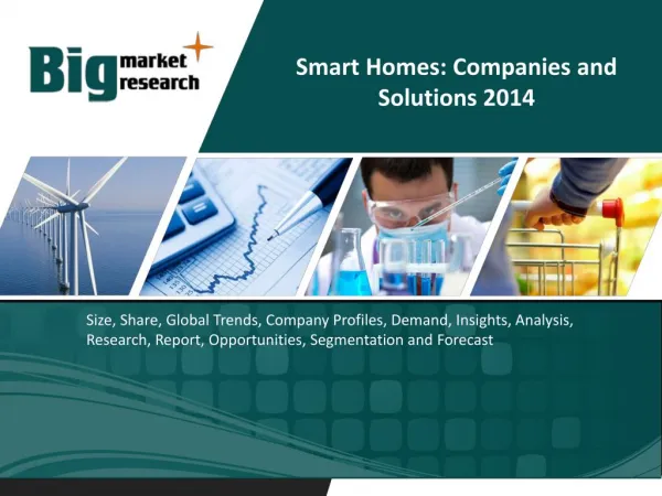 Smart Homes: Companies and Solutions 2014