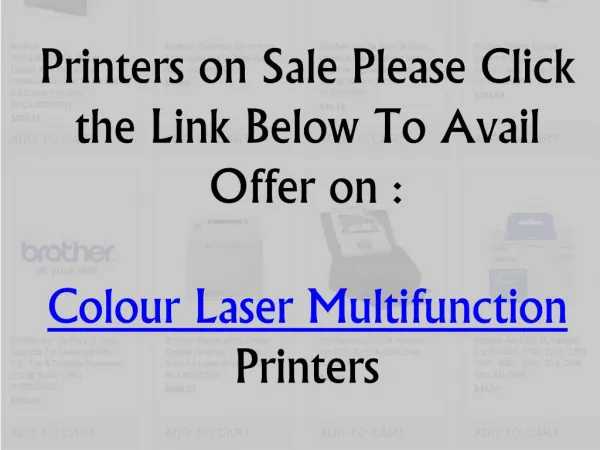 Printers on Sale Please Click Here