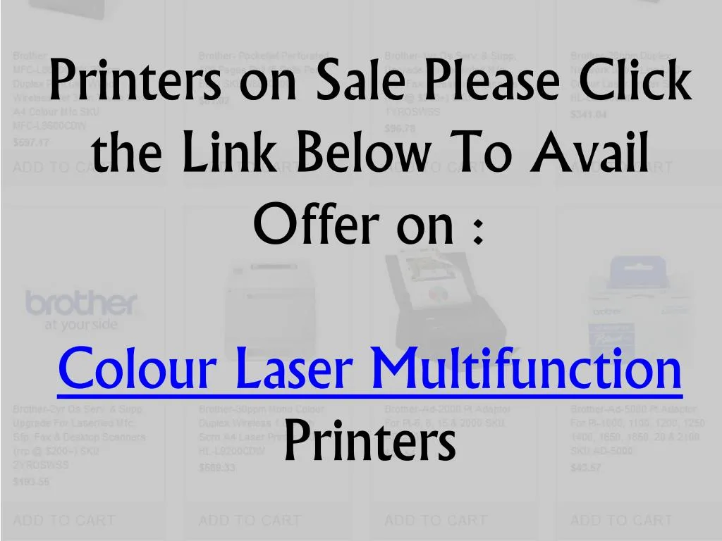 printers on sale please click the link below to avail offer on colour laser m ultifunction printers