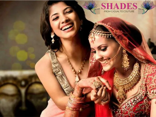 Buy Designer Saree Online @ www.shadesandyou.com
