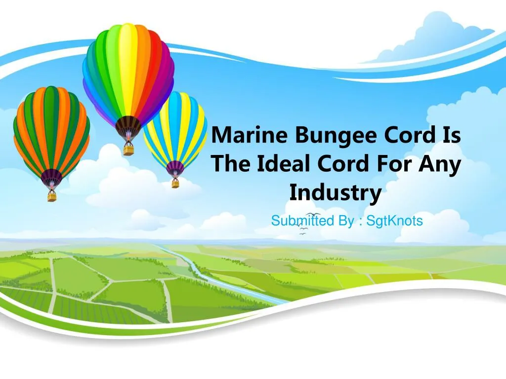 marine bungee cord is the ideal cord for any industry