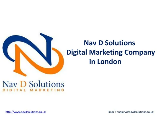 Digital Marketing Company in London - Nav D Solutions