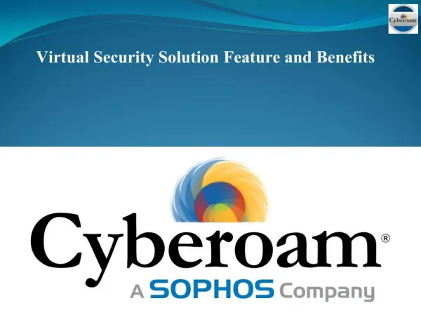 Virtual Security Solution Feature and Benefits