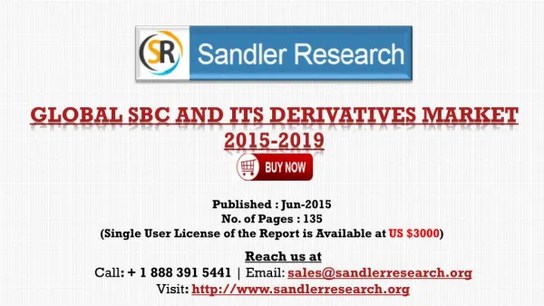 Vendors in Global SBC and Its Derivatives Market Report Prof
