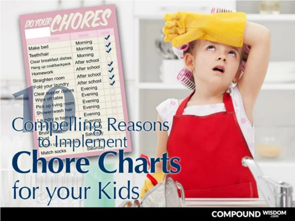 10 Compelling Reasons to Implement Chore Charts for your K