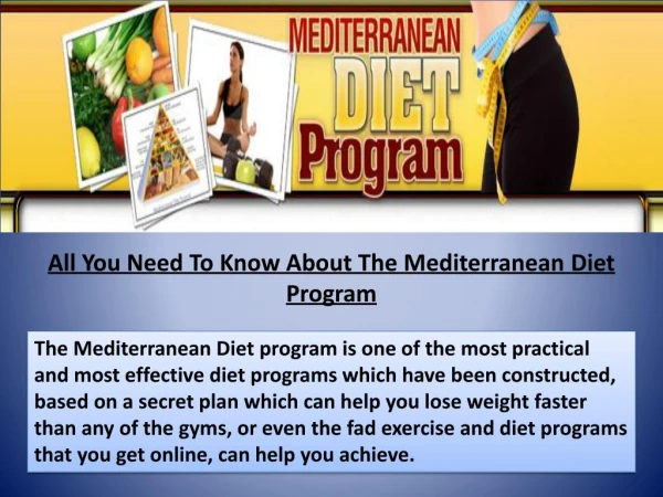 Mediterranean Diet Program