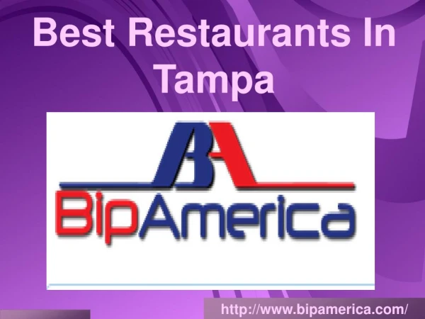 Best Restaurants In Tampa