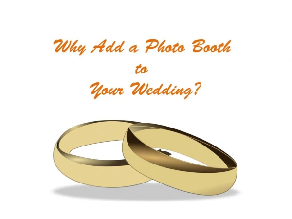 Just Pose - Why add a photo booth to your wedding