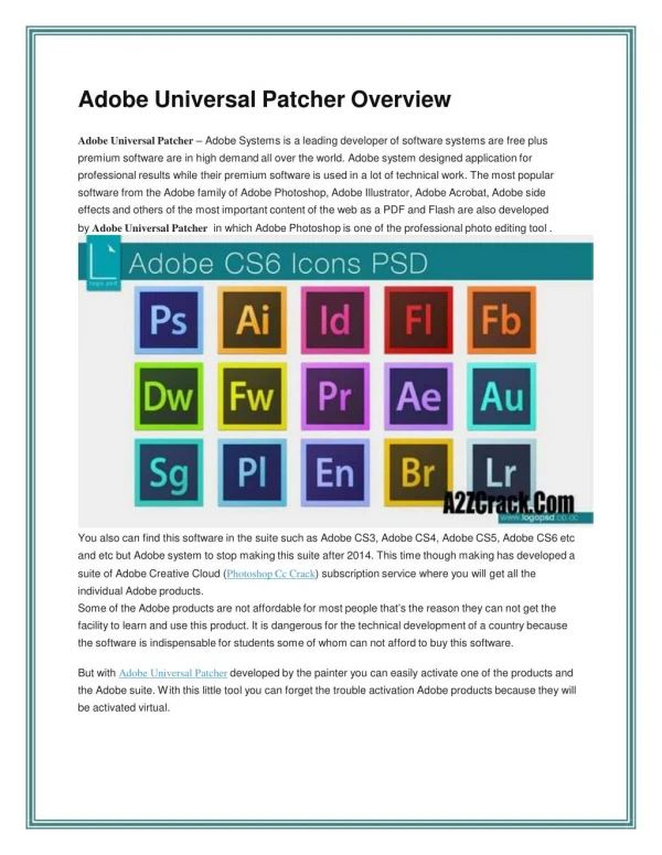Adobe Universal Patcher