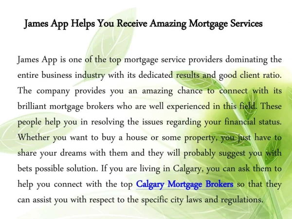 Calgary Mortgage Brokers