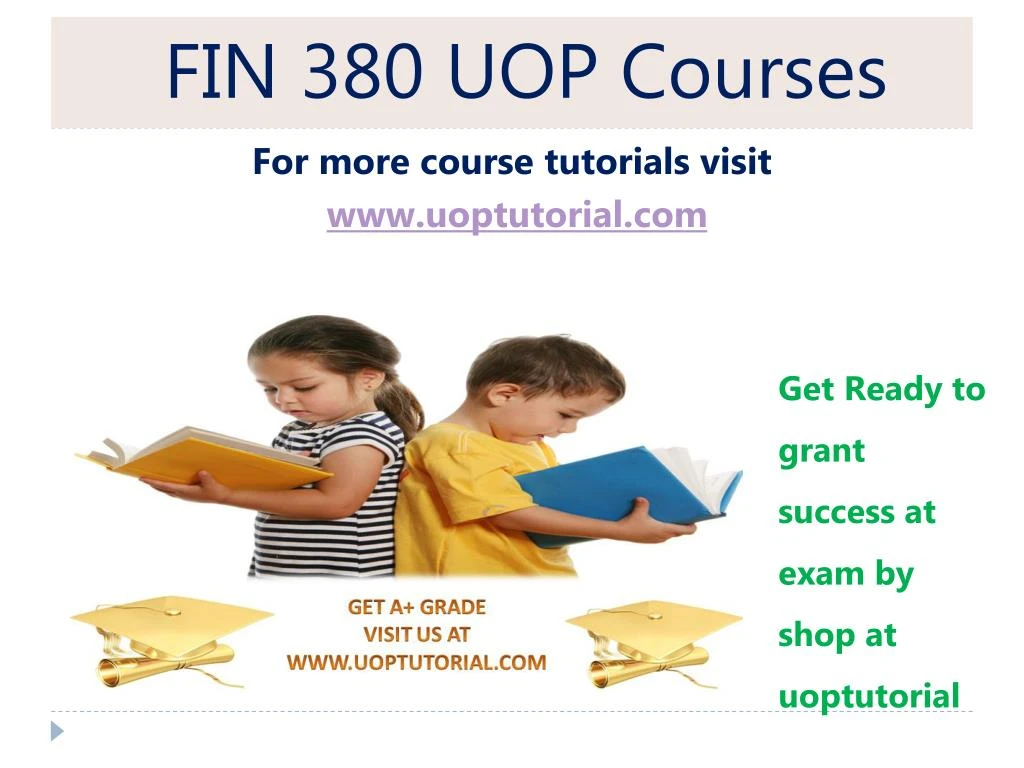 fin 380 uop courses
