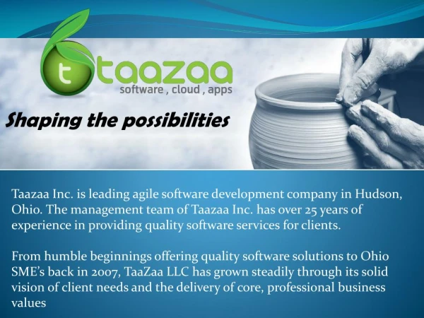 Taazaa: Software Development & Web Designing Company